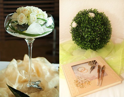 Affordable Ideas for Wedding Reception Centerpieces