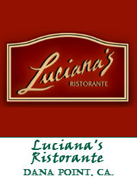 Lucianas Ristorante Wedding Venue In Dana Point California