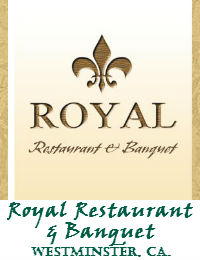 Royal Restaurant Wedding Venue In Westminster Ca