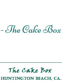 The Cake Box Wedding Cakes In Huntington Beach California