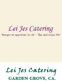 Lei Jes Catering In Garden Grove California