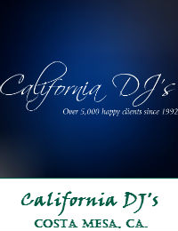 California DJs Orange County Wedding DJ In Costa Mesa California