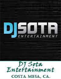 DJ Sota Entertainment Orange County Wedding DJ In Costa Mesa California