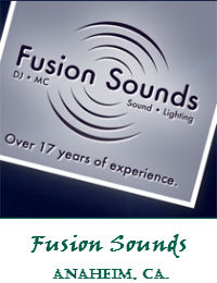 Fusion Sounds Orange County Wedding DJ In Anaheim California