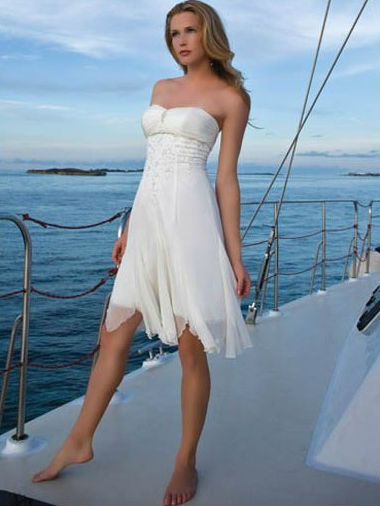 Wedding Dresses Orange County Short Beach Wedding Dresses