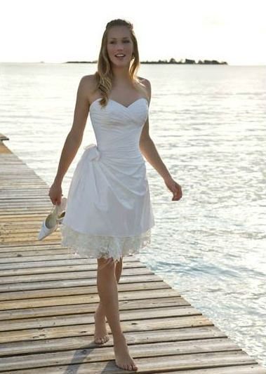 Wedding Dresses Orange County Short Beach Wedding Dresses