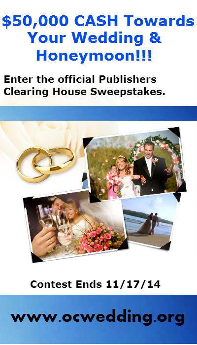 Wedding Sweepstakes Publishers Clearinghouse