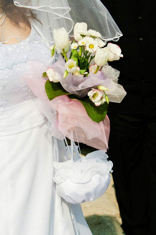 Bride And Wedding Bouquet