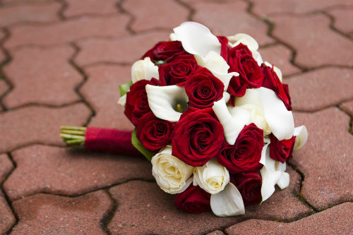 Red Wedding Bouquet