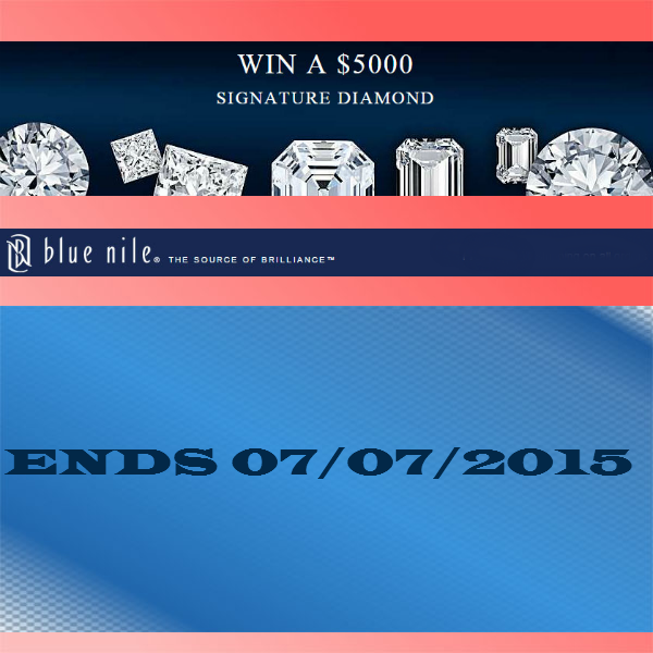 Blue Nile 5K Jewelry Wedding Sweepstakes Ends July 07 2015