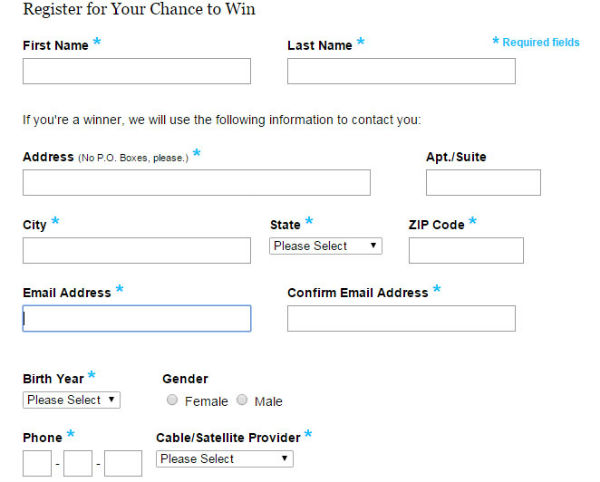 Travel Channel December 2014 10k Sweepstakes