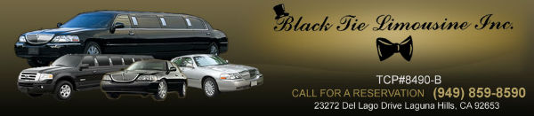 Black Tie Limo Service In Laguna Hills California