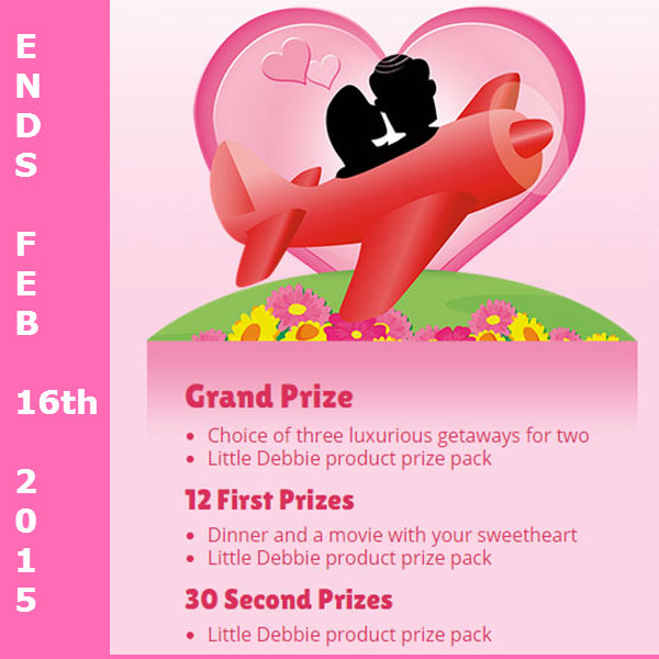 Little Debbie Wedding GetAway Sweepstakes Ends February 16th 2015