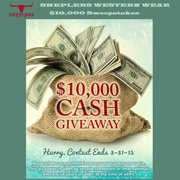 Sheplers Western Wear 10K Sweepstakes