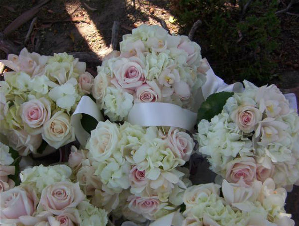 English Rose Wedding Flowers In Mission Viejo
