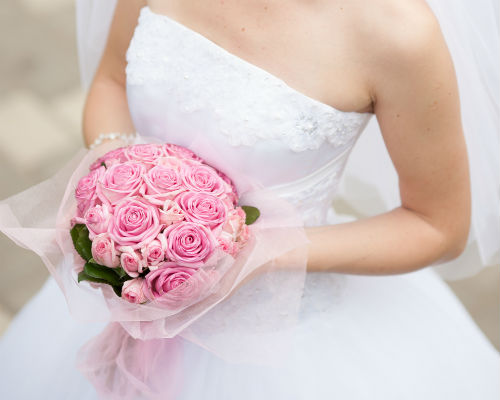 Wedding Bustle Preparation