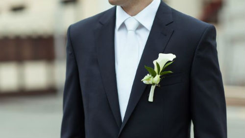 Orange County Wedding Boutonniere For Groom