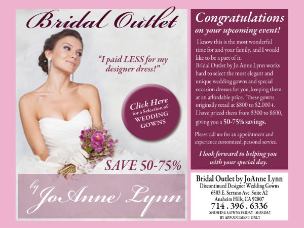 Bridal Outlet By Joanne Wedding Dresses Orange County