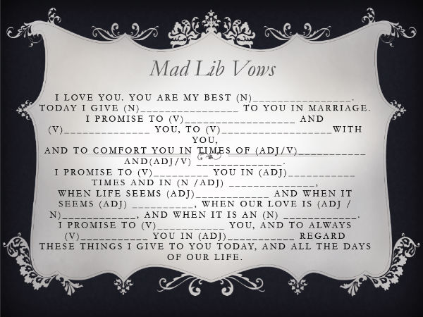 Traditional Wedding Vows For Her : Traditional wedding vows for her.